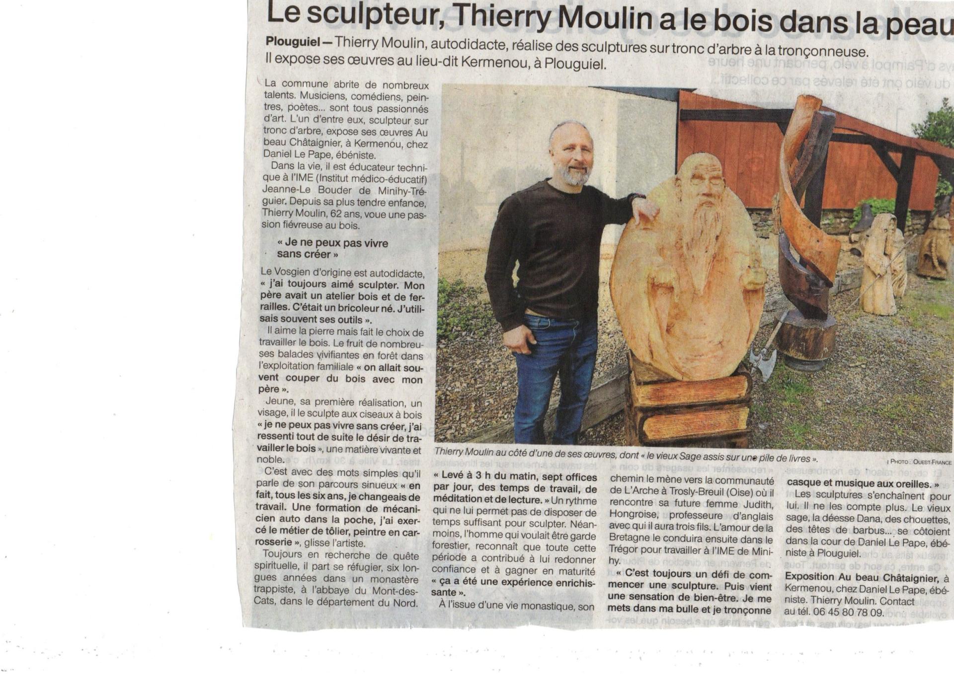 Article ouest france 2024